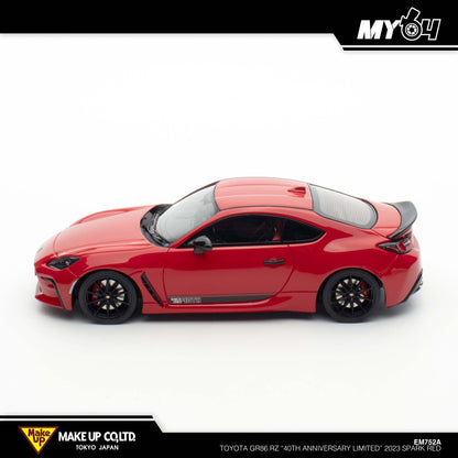 [Make Up] 1:43 Toyota GR86 RZ “40th Anniversary Limited” 2023 - Spark Red