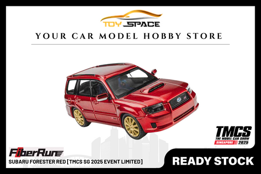 [FIBERRUN] 1:64 Subaru Forester STI Version Red [TMCS SG 2025 Event Limited] - Toy Space Diecast Online Store Singapore