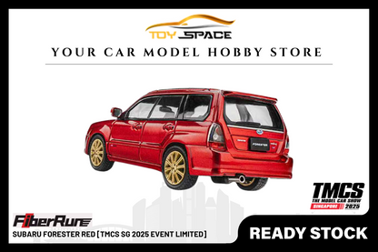 [FIBERRUN] 1:64 Subaru Forester STI Version Red [TMCS SG 2025 Event Limited] - Toy Space Diecast Online Store Singapore