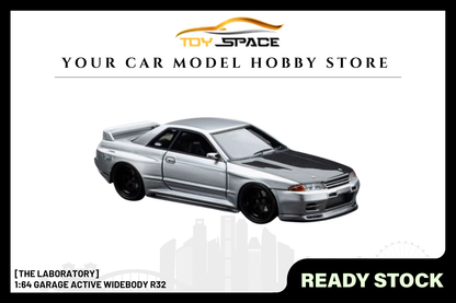 [THE LABORATORY] 1:64 Garage Active Widebody R32 - Toy Space Diecast Online Store Singapore
