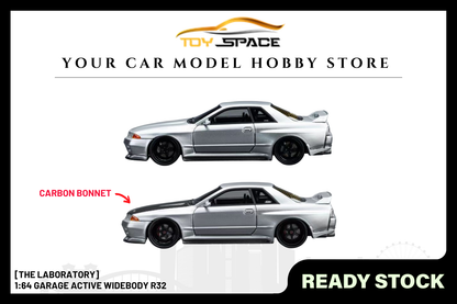 [THE LABORATORY] 1:64 Garage Active Widebody R32 - Toy Space Diecast Online Store Singapore
