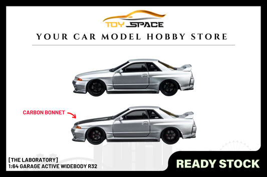 [THE LABORATORY] 1:64 Garage Active Widebody R32 - Toy Space Diecast Online Store Singapore