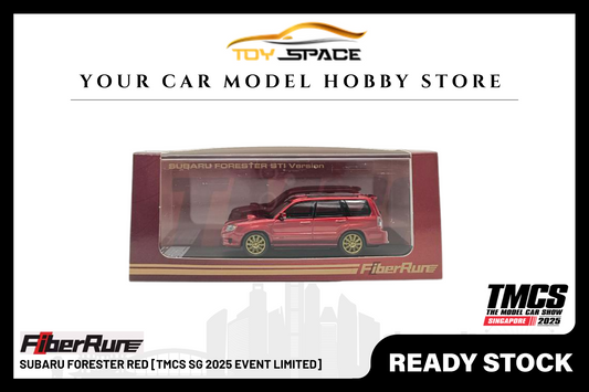 [FIBERRUN] 1:64 Subaru Forester STI Version Red [TMCS SG 2025 Event Limited] - Toy Space Diecast Online Store Singapore