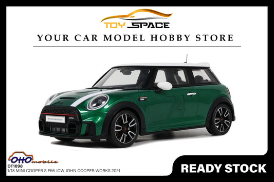[OTTOMOBILE] 1:18 Mini Cooper S F56 JCW John Cooper Works 2021 [OT1098] - Toy Space Diecast Online Store Singapore
