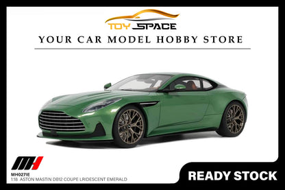 [MOTORHELIX] 1:18 Aston Mastin DB12 Coupe lridescent Emerald - Toy Space Diecast Online Store Singapore