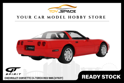 [GT SPIRIT] 1:18 Chevrolet Corvette C4 Torch Red 1995 [GT537] - Toy Space Diecast Online Store Singapore