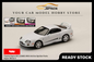 [HOBBY JAPAN] 1:64 Toyota Supra RZ (JZA80) With Active Spoiler Parts Super White II - Toy Space Diecast Online Store Singapore