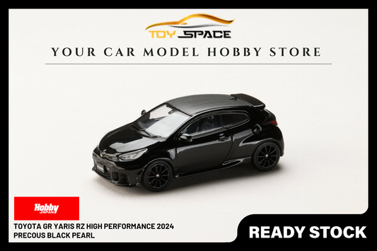 [HOBBY JAPAN] 1:64 Toyota GR Yaris RZ High Performance 2024 Precous Black Pearl - Toy Space Diecast Online Store Singapore