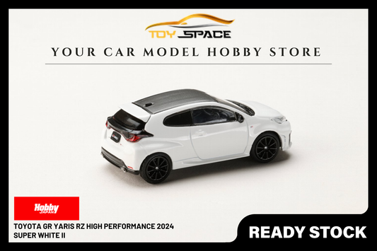 [HOBBY JAPAN] 1:64 Toyota GR Yaris RZ High Performance 2024 Super White II - Toy Space Diecast Online Store Singapore