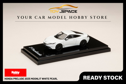 [HOBBY JAPAN] 1:64 Honda Prelude 2025 Moonlit White Pearl - Toy Space Diecast Online Store Singapore
