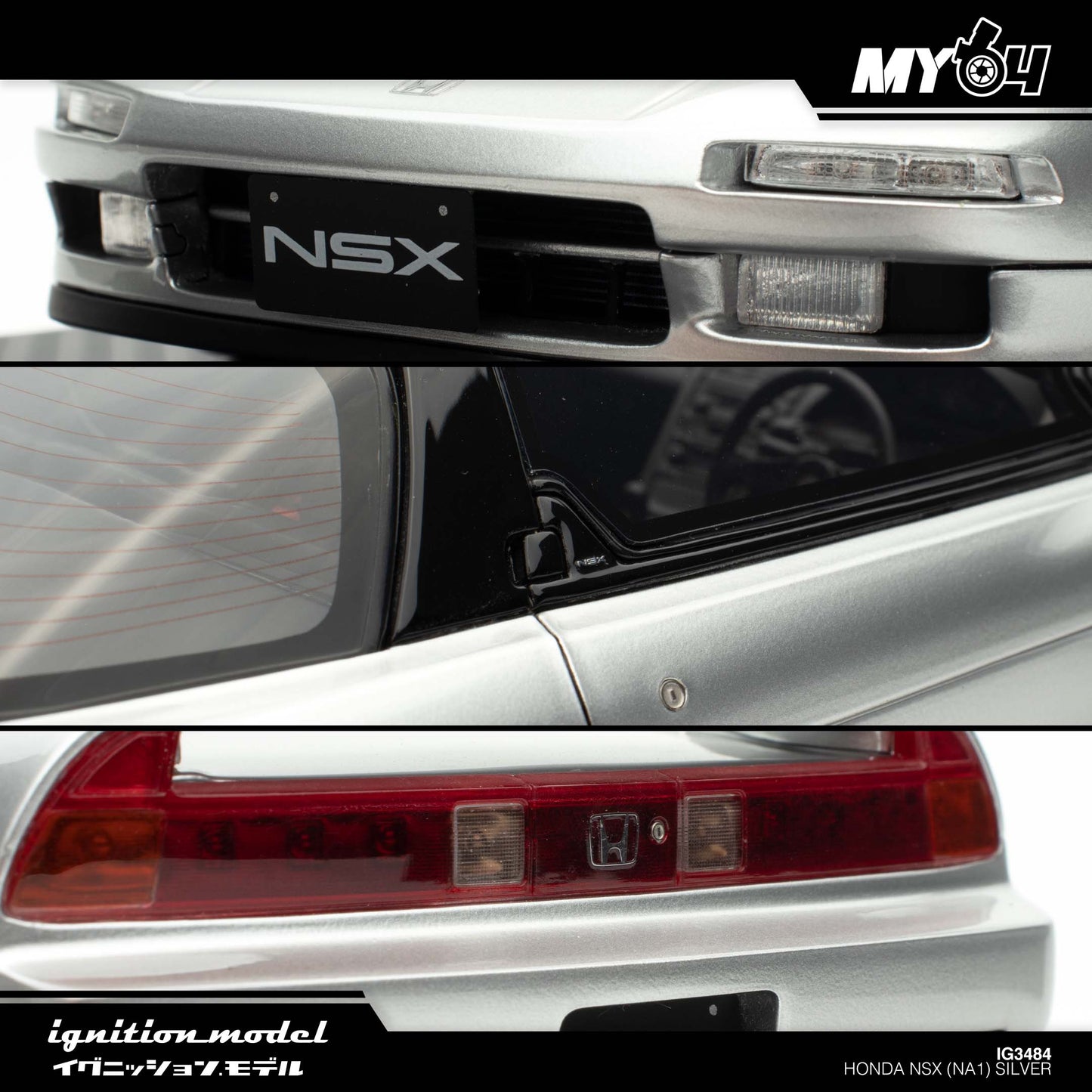 [Ignition Model] 1:18 Honda NSX (NA1) - Silver