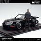 [Ignition Model] 1:18  Blackbird (964) - Black 湾岸MIDNIGHT With Tatsuya Shima