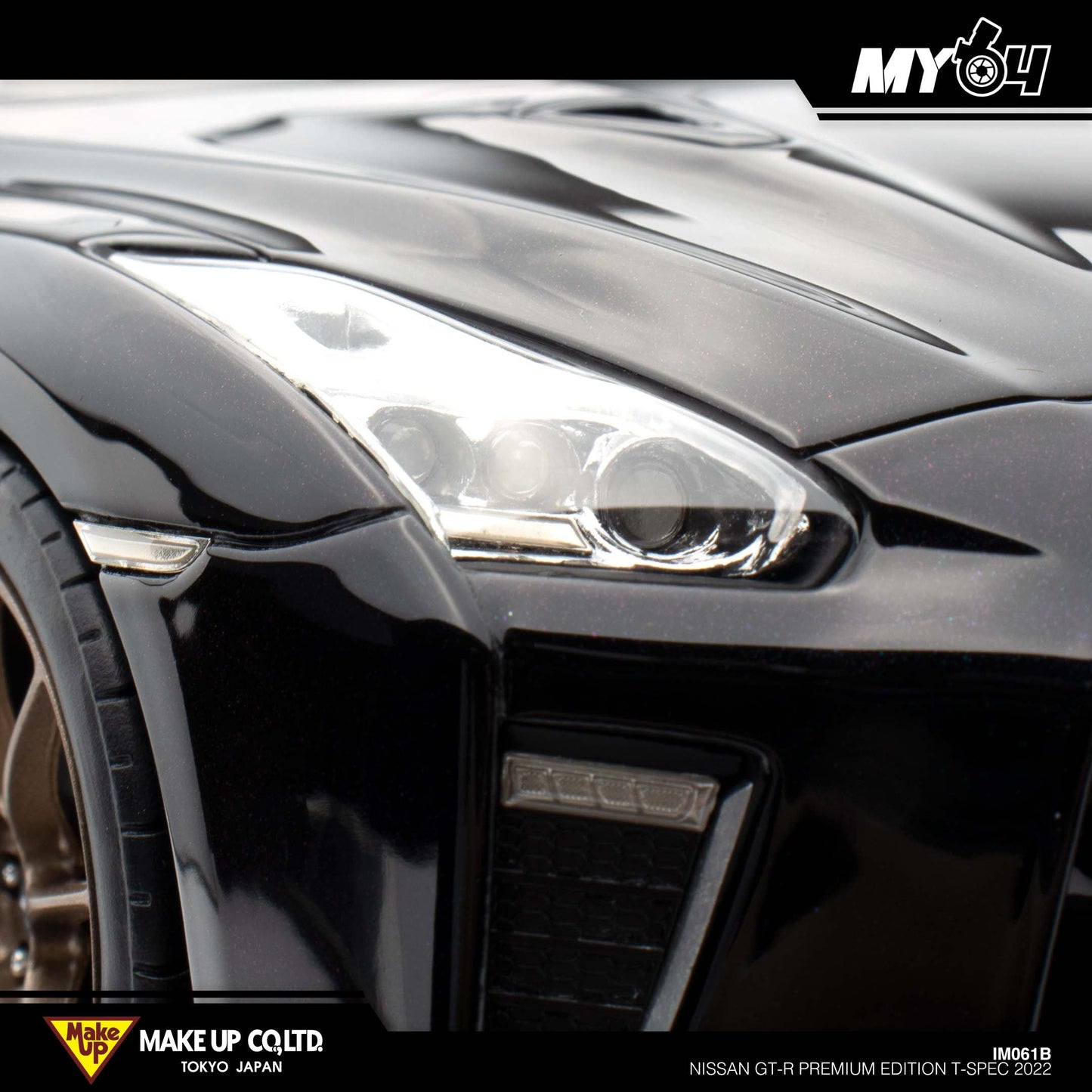 [Make Up] 1:18 Nissan GT-R Premium Edition T-Spec 2022 - Midnight Purple