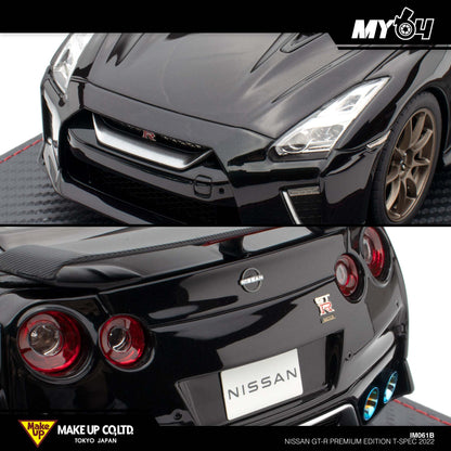 [Make Up] 1:18 Nissan GT-R Premium Edition T-Spec 2022 - Midnight Purple