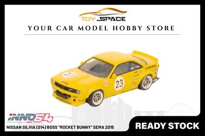 [INNO64] Nissan Silvia (S14) BOSS “Rocket Bunny” Sema 2015 - Toy Space Diecast Online Store Singapore