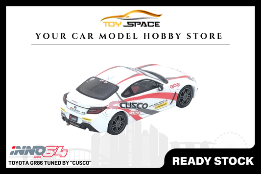 [INNO64] Toyota GR86 Tuned By "Cusco" - Toy Space Diecast Online Store Singapore