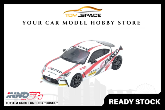 [INNO64] Toyota GR86 Tuned By "Cusco" - Toy Space Diecast Online Store Singapore
