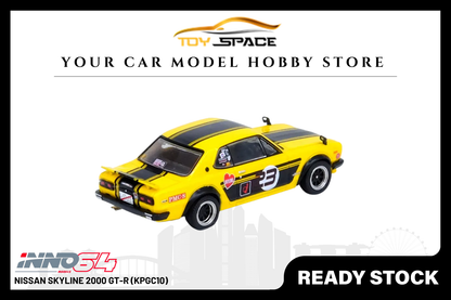 [INNO64] Nissan Skyline 2000 GT-R (KPGC10) - Toy Space Diecast Online Store Singapore