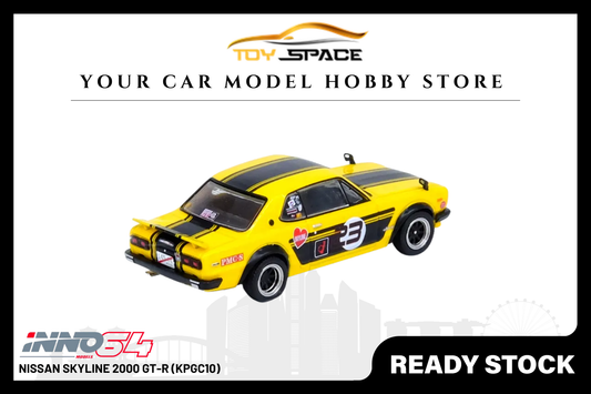 [INNO64] Nissan Skyline 2000 GT-R (KPGC10) - Toy Space Diecast Online Store Singapore