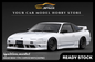 [IGNITION MODEL] 1:18 Nissan 180SX Type X (RPS13) White [IG3760]