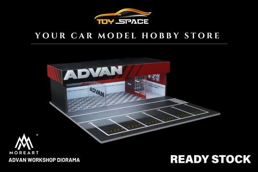 [MOREART] 1:64 Advan Workshop Diorama - Toy Space Diecast Online Store Singapore
