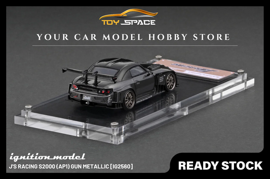 [IGNITION MODEL] 1:64 J'S RACING S2000 (AP1) Gun Metallic [IG2560] - Toy Space Diecast Online Store Singapore