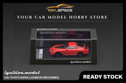 [IGNITION MODEL] 1:64 Toyota Supra (JZA80) RZ Red [IG3882] - Toy Space Diecast Online Store Singapore