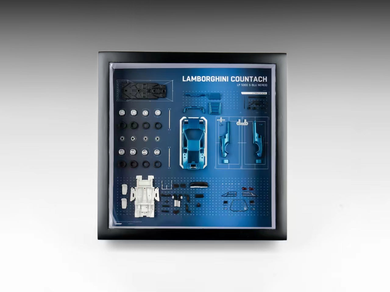 [FINCLASSICALLY] 1:64 Countach LP5000 QV Frame Series - Toy Space Diecast Online Store Singapore