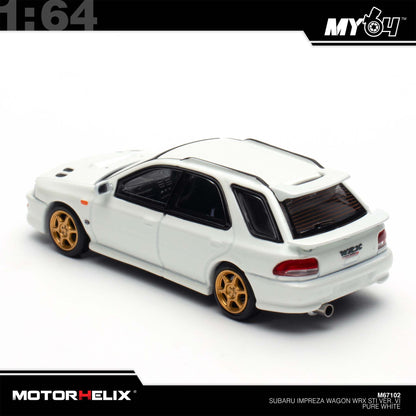 [Motorhelix] 1:64 Subaru lmpreza Wagon WRX STi Version VI - Pure White