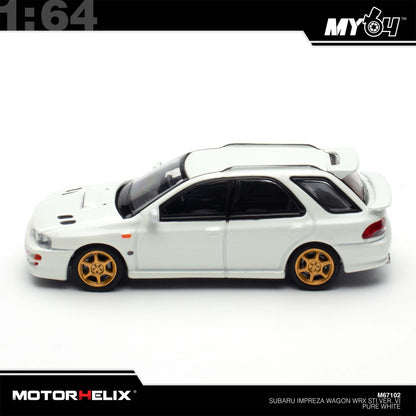 [Motorhelix] 1:64 Subaru lmpreza Wagon WRX STi Version VI - Pure White