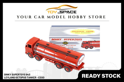 [DINKY SUPERTOYS] 947 Leyland Octopus Tanker - ESSO [Vintage] - Toy Space Diecast Online Store Singapore