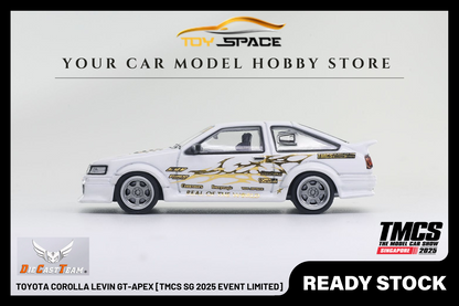[DCT] 1:64 Toyota Corolla Levin GT-Apex [TMCS SG 2025 Event Limited] - Toy Space Diecast Online Store Singapore