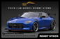 [IGNITION MODEL] 1:18 TOP SECRET Fairlady Z (RZ34) Blue Metallic [IG3386] - Toy Space Diecast Online Store Singapore