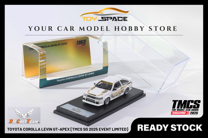 [DCT] 1:64 Toyota Corolla Levin GT-Apex [TMCS SG 2025 Event Limited] - Toy Space Diecast Online Store Singapore