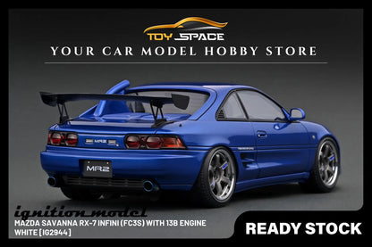 [IGNITION MODEL] 1:18 Toyota MR2 (SW20) Blue Metallic [IG3337] - Toy Space Diecast Online Store Singapore