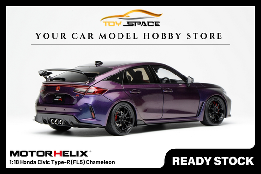 [MOTORHELIX] 1:18 Honda Civic Type-R (FL5) Chameleon - Toy Space Diecast Online Store Singapore