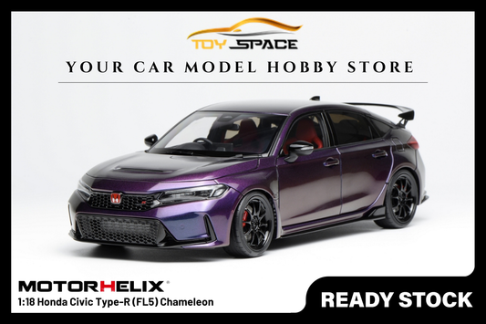 [MOTORHELIX] 1:18 Honda Civic Type-R (FL5) Chameleon - Toy Space Diecast Online Store Singapore