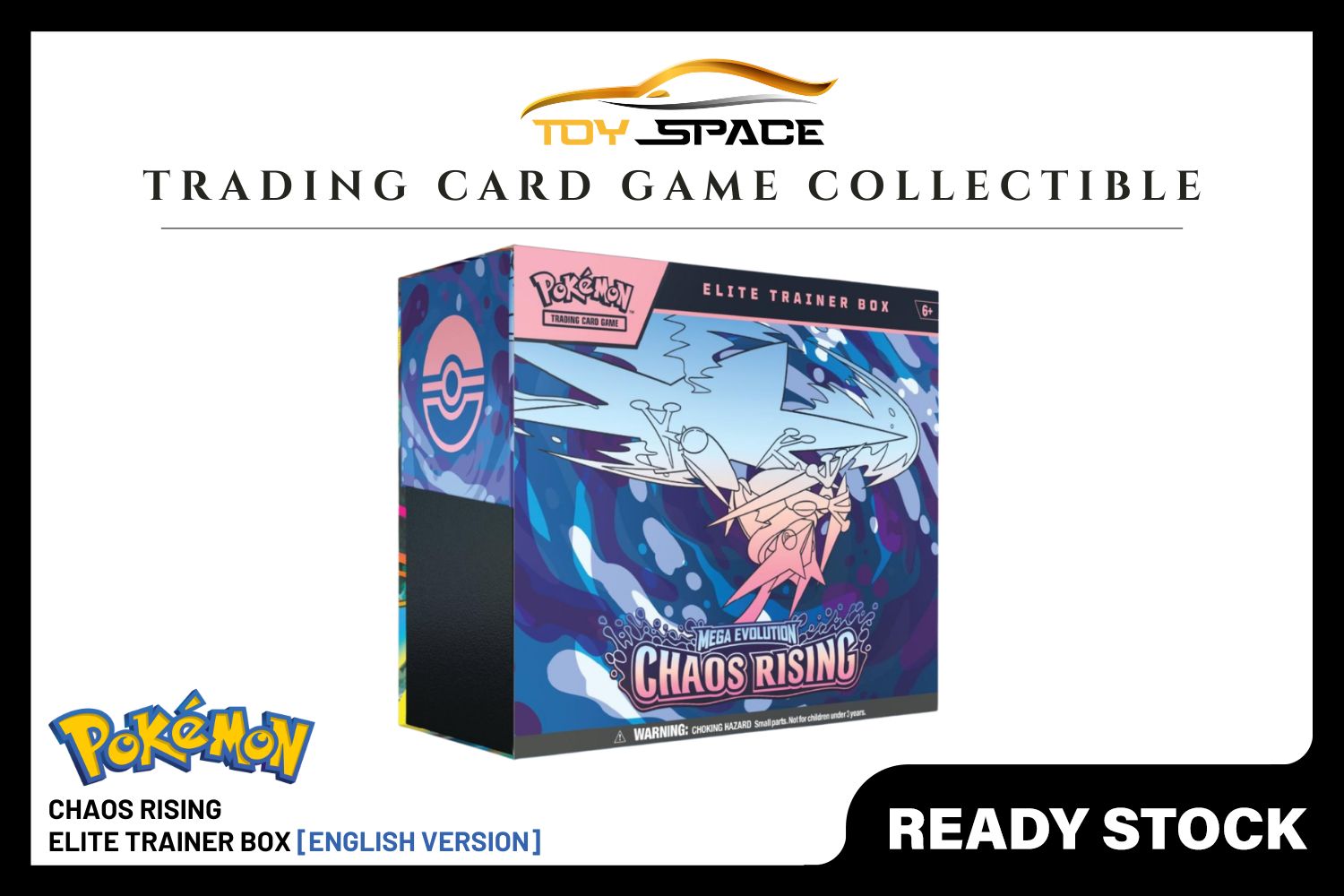 Pokemon TCG: Chaos Rising Elite Trainer Box ETB - Toy Space Diecast Online Store Singapore