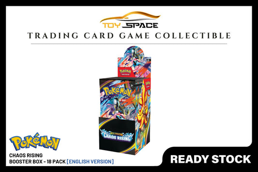 Pokemon TCG: Chaos Rising Booster Pack [18 PACK] - Toy Space Diecast Online Store Singapore