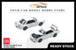 [POP RACE] 1:64 Nissan Skyline GT-R R32 - Crystal White - Toy Space Diecast Online Store Singapore