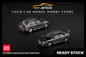 [POP RACE] 1:64 Mitsubishi Lancer Evolution IV Dark Grey - Toy Space Diecast Online Store Singapore
