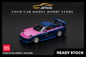 [POP RACE] 1:64 Mazda RX7 Re-Amemiya - Blue/Pink - Toy Space Diecast Online Store Singapore