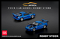 [POP RACE] 1:64 Mazda RX7 (FC3S) Re-Amemiya Blue - Toy Space Diecast Online Store Singapore