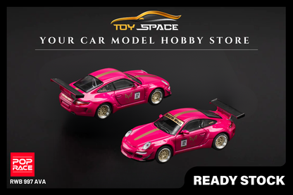 [POP RACE] 1:64 RWB 997 Ava - Toy Space Diecast Online Store Singapore