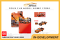 [POP RACE] 1:64 PANDEM 620 Pickup Orange Chrome - Toy Space Diecast Online Store Singapore