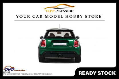 [OTTOMOBILE] 1:18 Mini Cooper S F56 JCW John Cooper Works 2021 [OT1098] - Toy Space Diecast Online Store Singapore