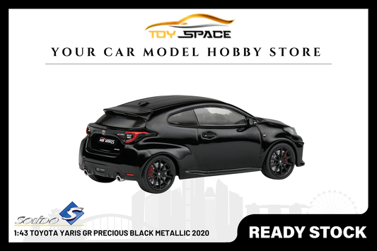 [SOLIDO] 1:43 Toyota Yaris GR Precious Black Metallic 2020 - Toy Space Diecast Online Store Singapore