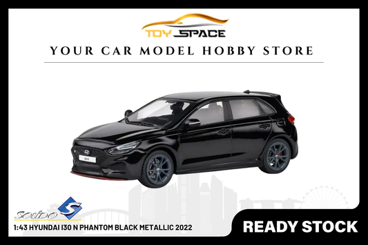 [SOLIDO] 1:43 Hyundai I30 N Phantom Black Metallic 2022 - Toy Space Diecast Online Store Singapore