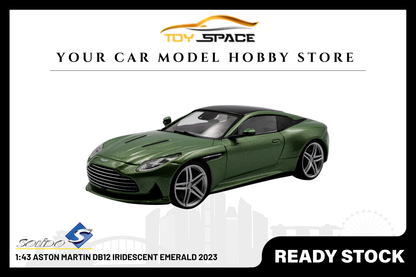 [SOLIDO] 1:43 Aston Martin DB12 Iridescent Emerald 2023 - Toy Space Diecast Online Store Singapore