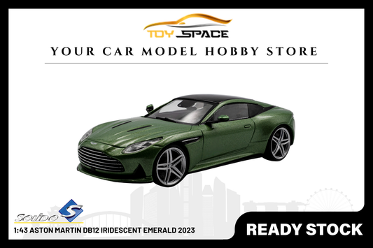 [SOLIDO] 1:43 Aston Martin DB12 Iridescent Emerald 2023 - Toy Space Diecast Online Store Singapore